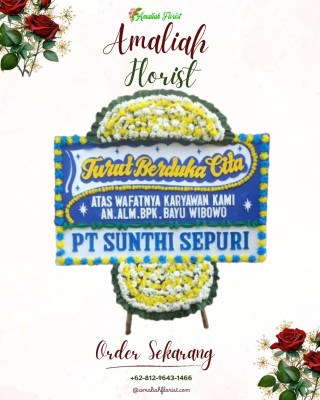Papan Bunga Duka di Cisayong