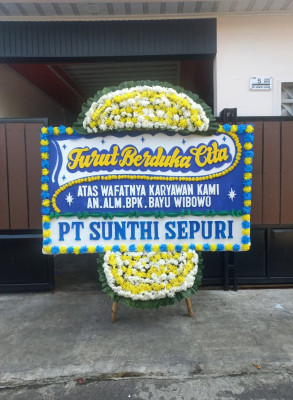 Papan Bunga Duka di Cisayong
