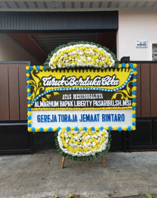 Papan Bunga Duka di Cisayong